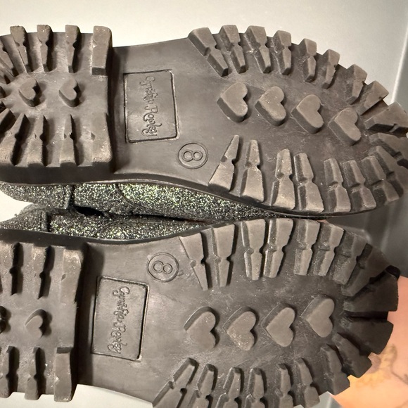 Cynthia Rowley Black Glitter Boots - Picture 4 of 4